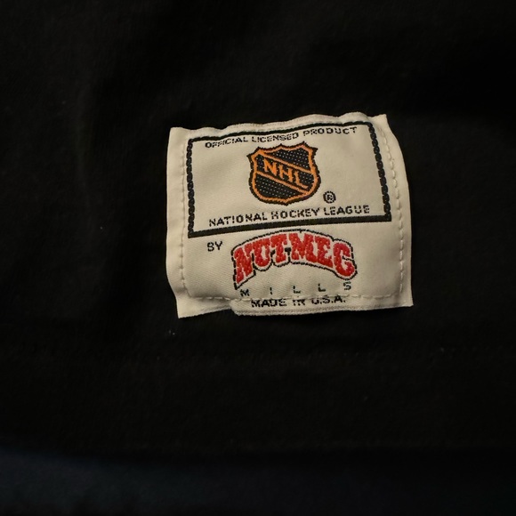 1991 Vintage Nutmeg NHL Tee. Chicago Blackhawks Tee. Size Large. - Picture 4 of 5